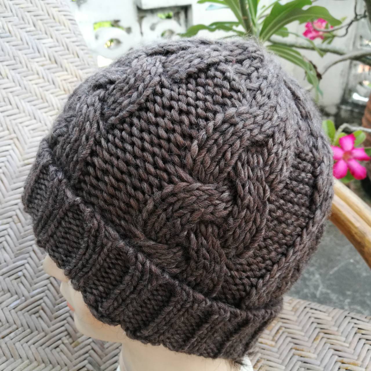 หมวกไหมพรมขนสัตว์ H&M อุ่นมากๆ