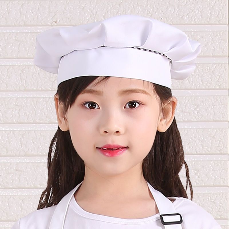 NanaBaby หมวกเชฟเด็ก หมวกกุ๊กเด็ก หมวกทำอาหารเด็ก หมวกทำครัวเด็ก ชาย/หญิง