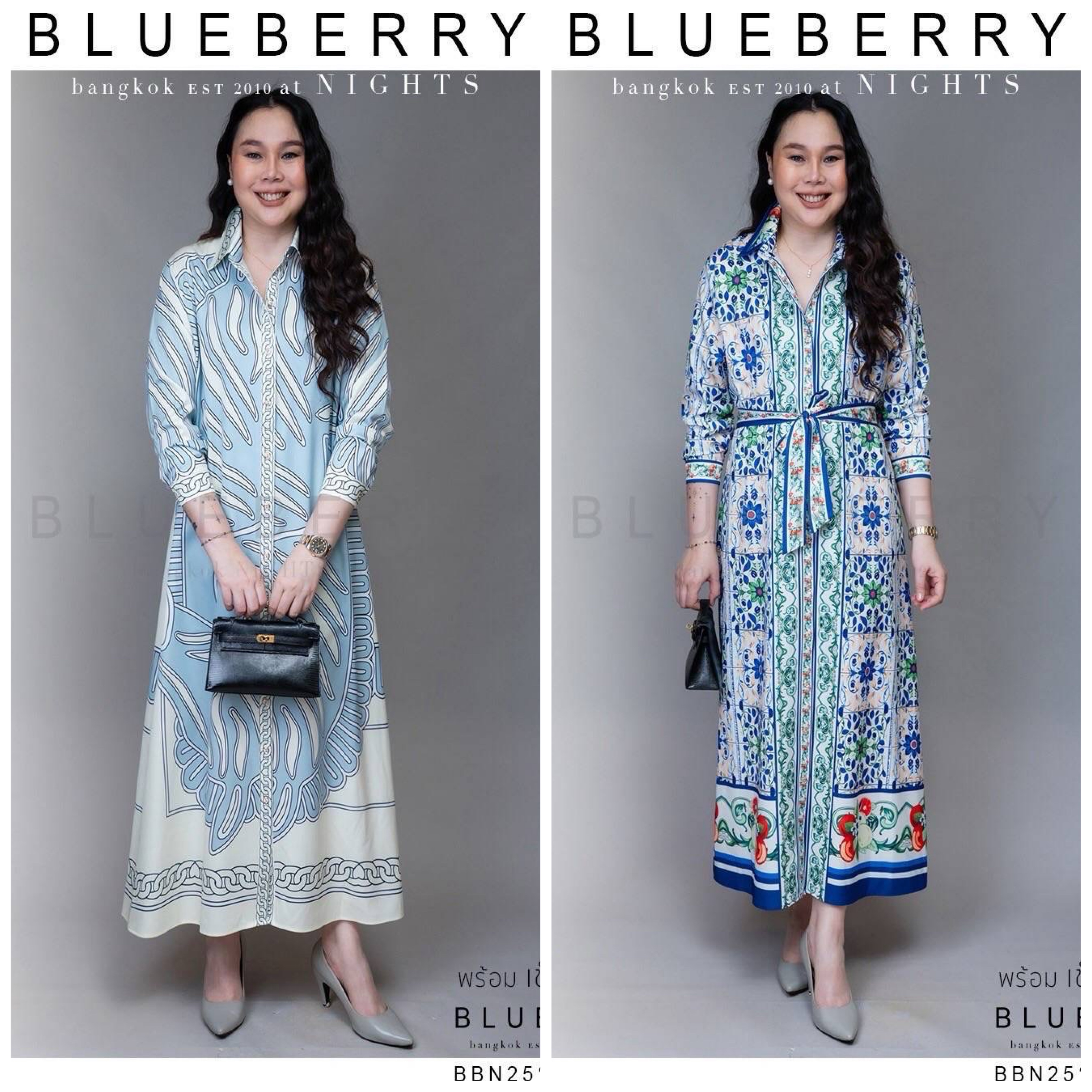 ชุดเดรส พรีเมี่ยมแม็กซี่เดรสเชิ้ต GG พร้อมสายรัดเอว แม็กซี่เดรสเชิ้ตคลาสสิคพิมพ์ลายแบรนด์เนม ใส่สบาย : สินค้าคุณภาพ (พร้อมส่ง)