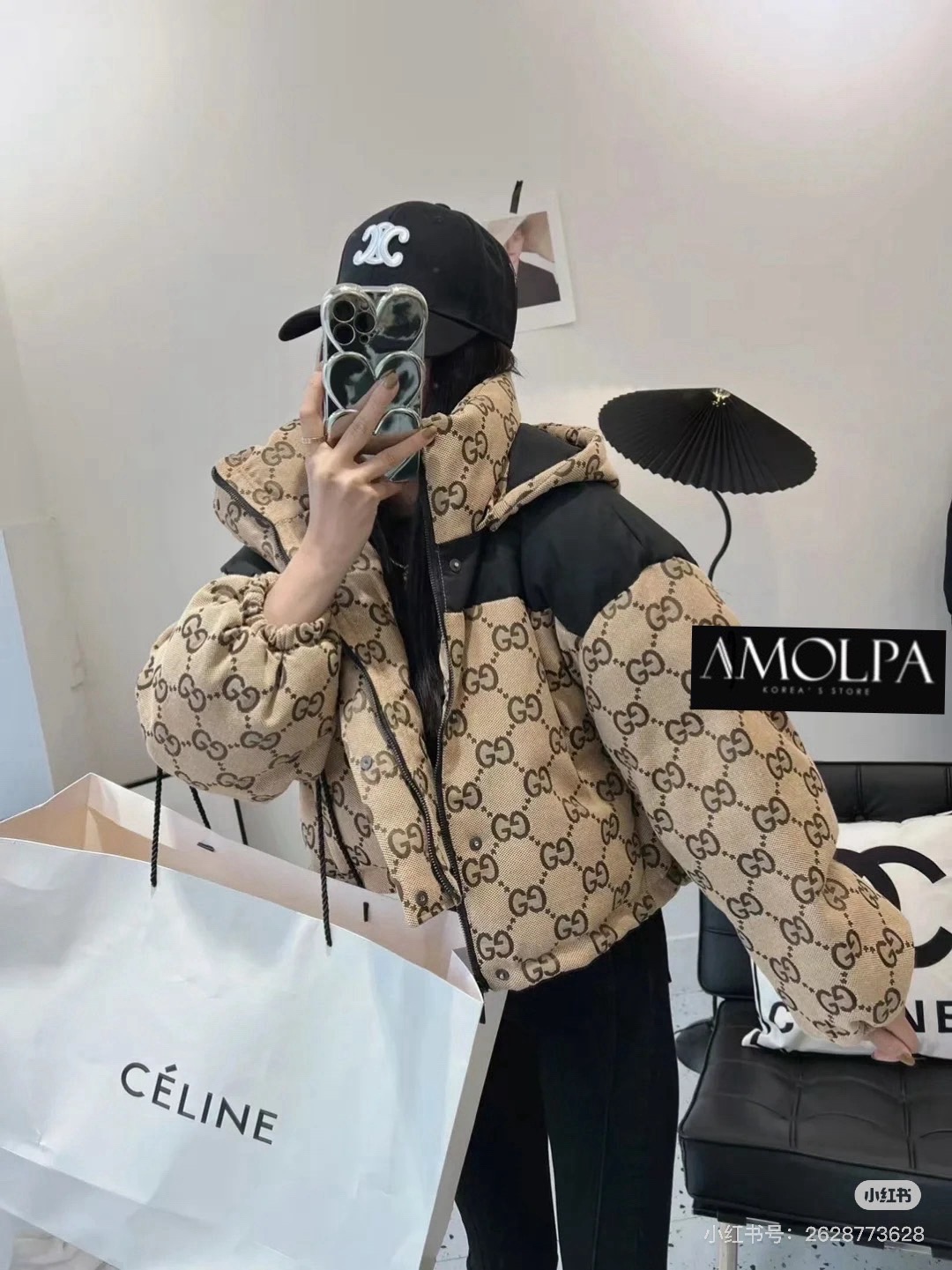 JACKET GG BOMBER SS24 งาน 1 : 1 ชนช๊อป อุ่นนสุดๆ งานสวยสุด ปังงง... พรีเมียมมม ด้านในเป็นบุนวมมม รุ่นนี้คืองานพิเศษ !! Luxury Premium Set สวยหรูดูแพง ใส่สบาย : สินค้าคุณภาพ (พร้อมส่ง)