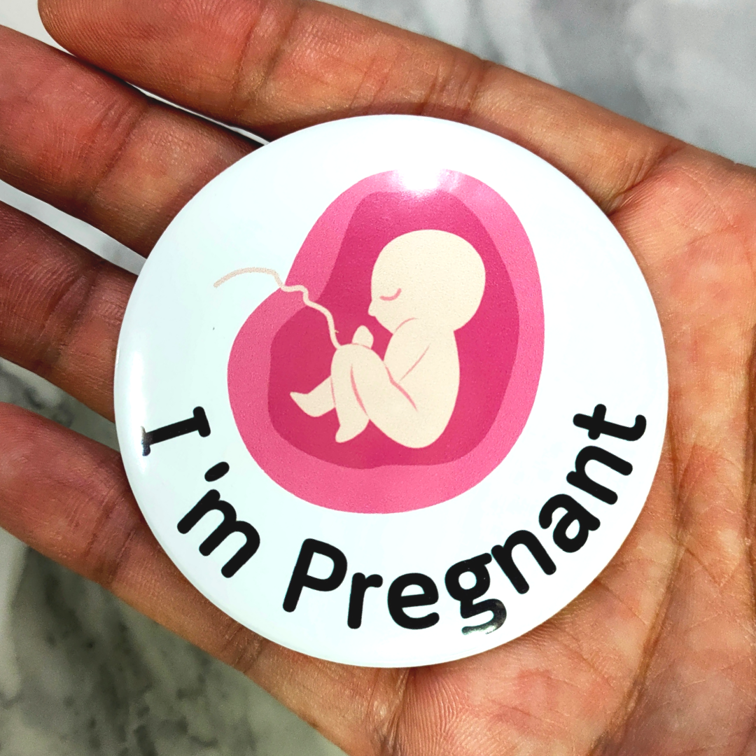 เข็มกลัดคนท้อง เข็มกลัดเตือนว่าท้อง ให้เดินอย่างระวัง