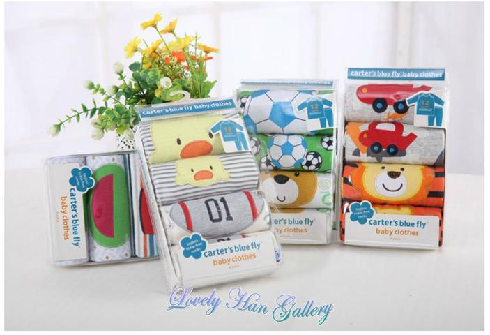 [แพค 2 ชุด] ชุดเสื้อแขนยาว+กางเกงขายาว สำหรับเด็กชาย Size 3 เดือน, 24 เดือน