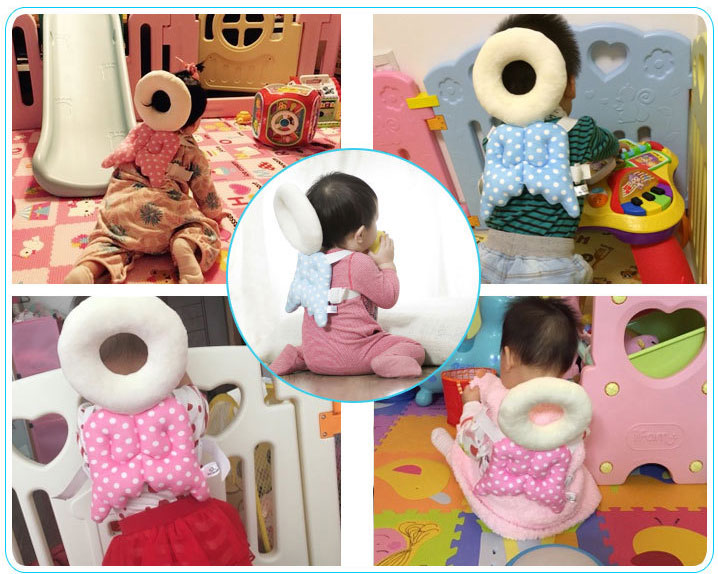 หมอนกันหงายหลัง หมอนกันกระแทก กันล้มเด็ก กันกระแทกหัวเด็ก มีสายคล้องแขน ป้องกันศีรษะและหลังลูกน้อย JJOVCE