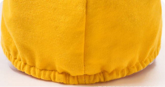 Set หมวก+ผ้ากันเปื้อน เด็กเล็ก 6-24 เดือน หมวกแมวน่ารักกับผ้ากันเปื้อนสามเหลี่ยมสไตล์เกาหลี Cat Have More Fun