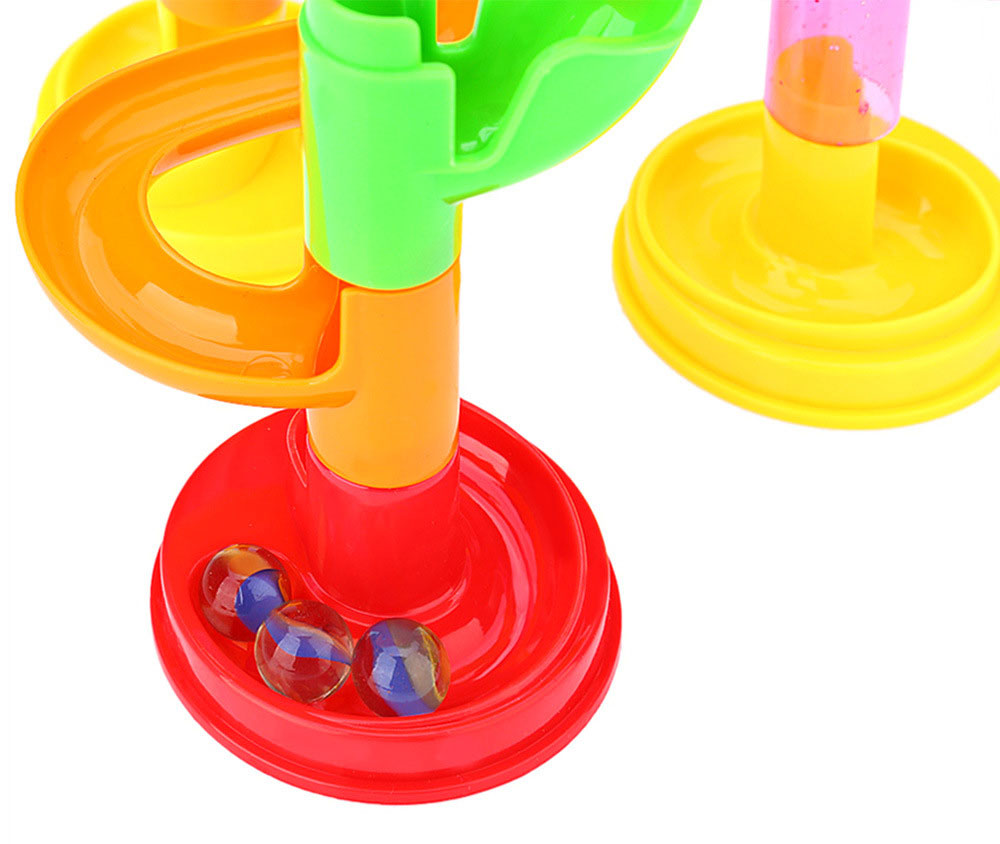 ของเล่นตัวต่อรางสไลเดอร์ลูกแก้ว Marble Run 105 ชิ้น