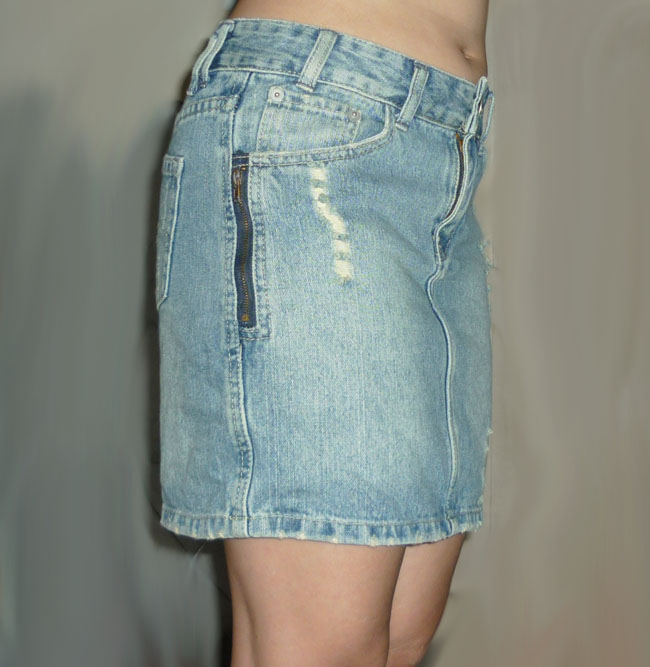 กระโปรงยีนส์ AFT jeans แบรนด์ญี่ปุ่น 29-34-14.5