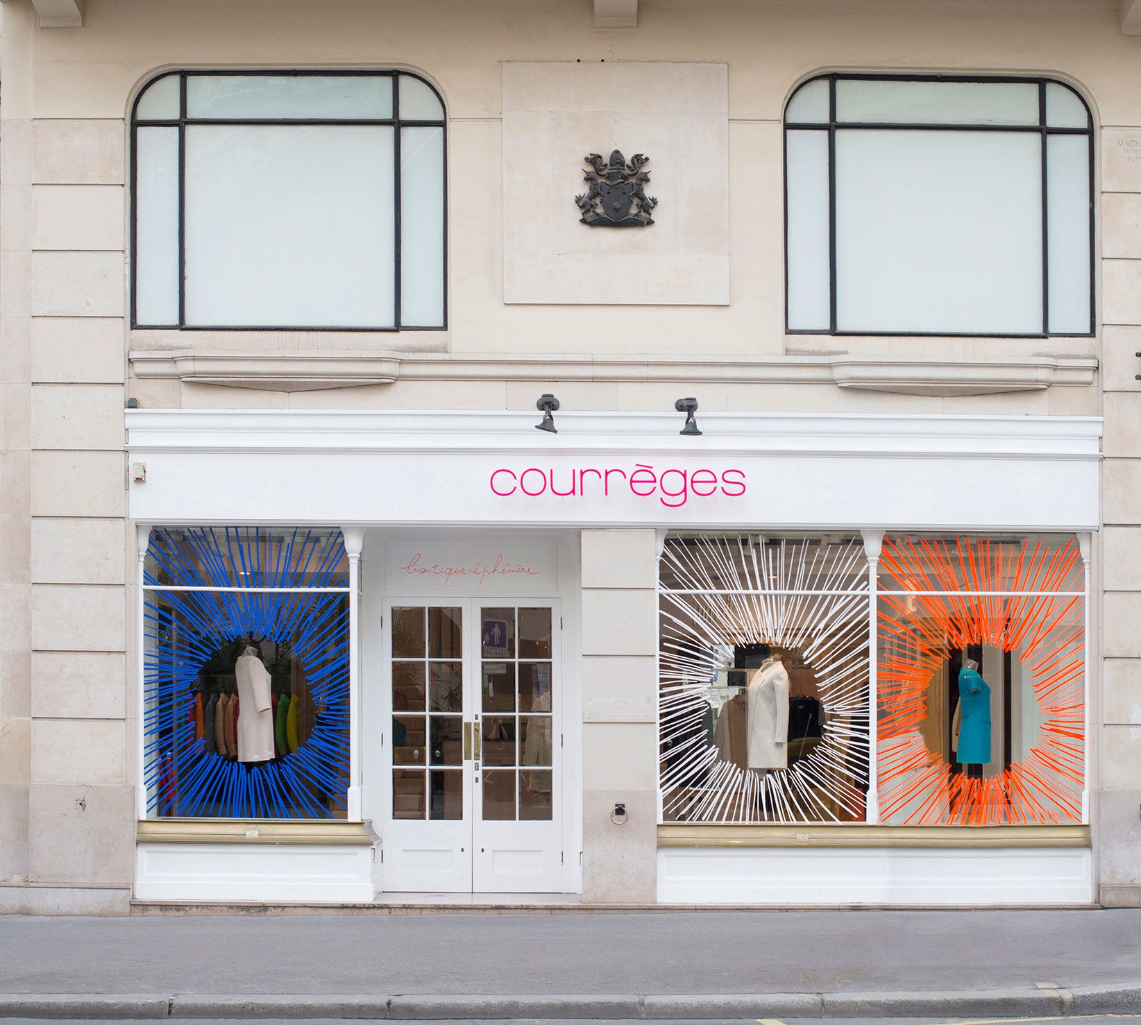 ผ้าพันคอ courreges 100% Wool (ของใหม่)