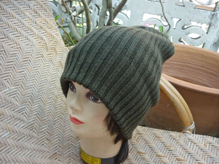 หมวกไหมพรม 2 ชั้น made in Korea /ของใหม่/