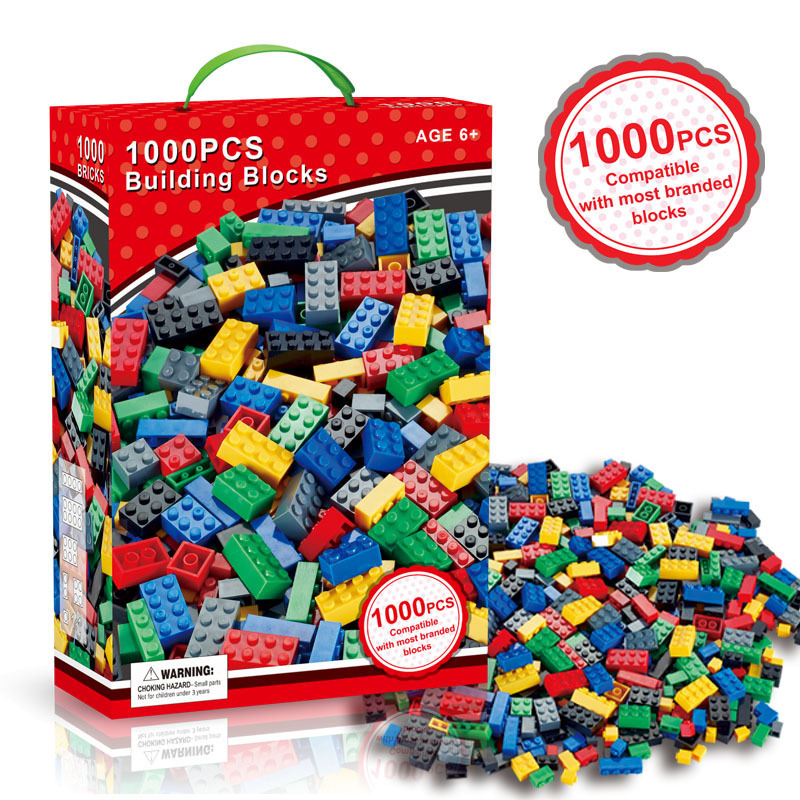 ของเล่นบล็อคตัวต่อ เลโก้จีน กล่องใหญ่ 1000 ชิ้น