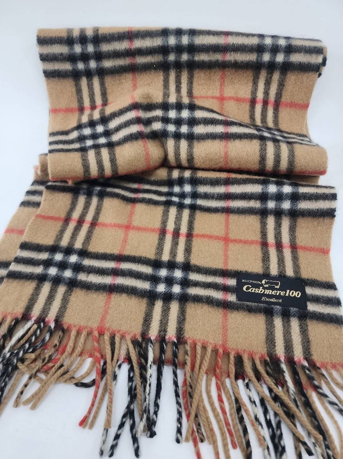 ผ้าพันคอ Cashmere ลาย Burberry classic