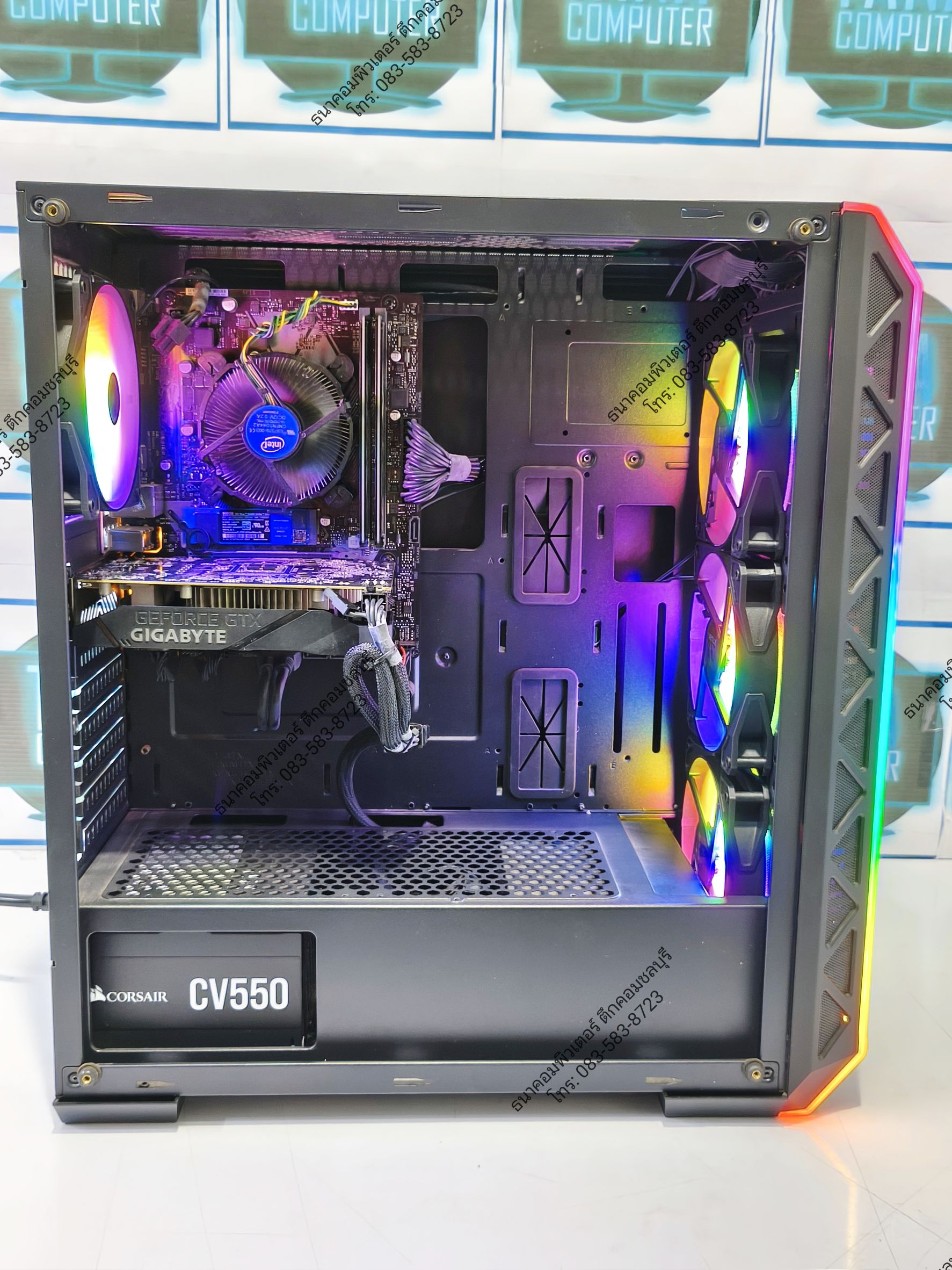 (คอมเล่นเกมส์มือสอง) Intel I5-9400F Ram16gb SSD500GB GTX1650 4GB