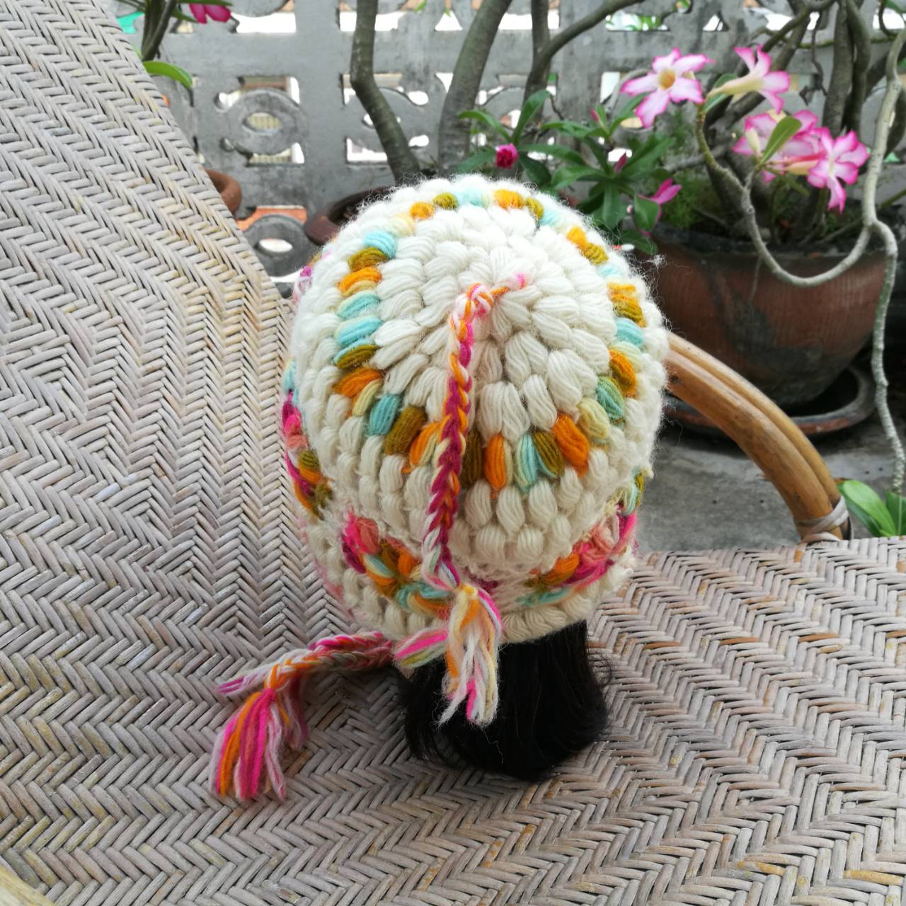 หมวกไหมพรม Nirvanna design made in Nepal