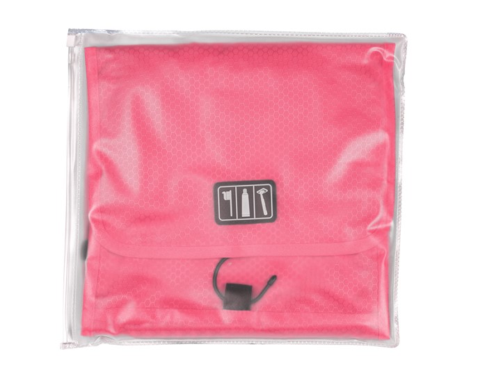 Bagsmart กระเป๋าใส่อุปกรณ์อาบน้ำ คุณภาพสูง ใส่อุปกรณ์อาบน้ำ แขวนได้ สำหรับเดินทาง ท่องเที่ยว (Pink)