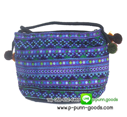 กระเป๋าชาวเขา กระเป๋าสะพายใบเล็ก กระเป๋าผ้าปักลายชาวเขา