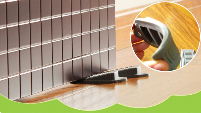 [แพคคู่] ที่กันประตูปิด-เปิด Baby Safety Door Stopper
