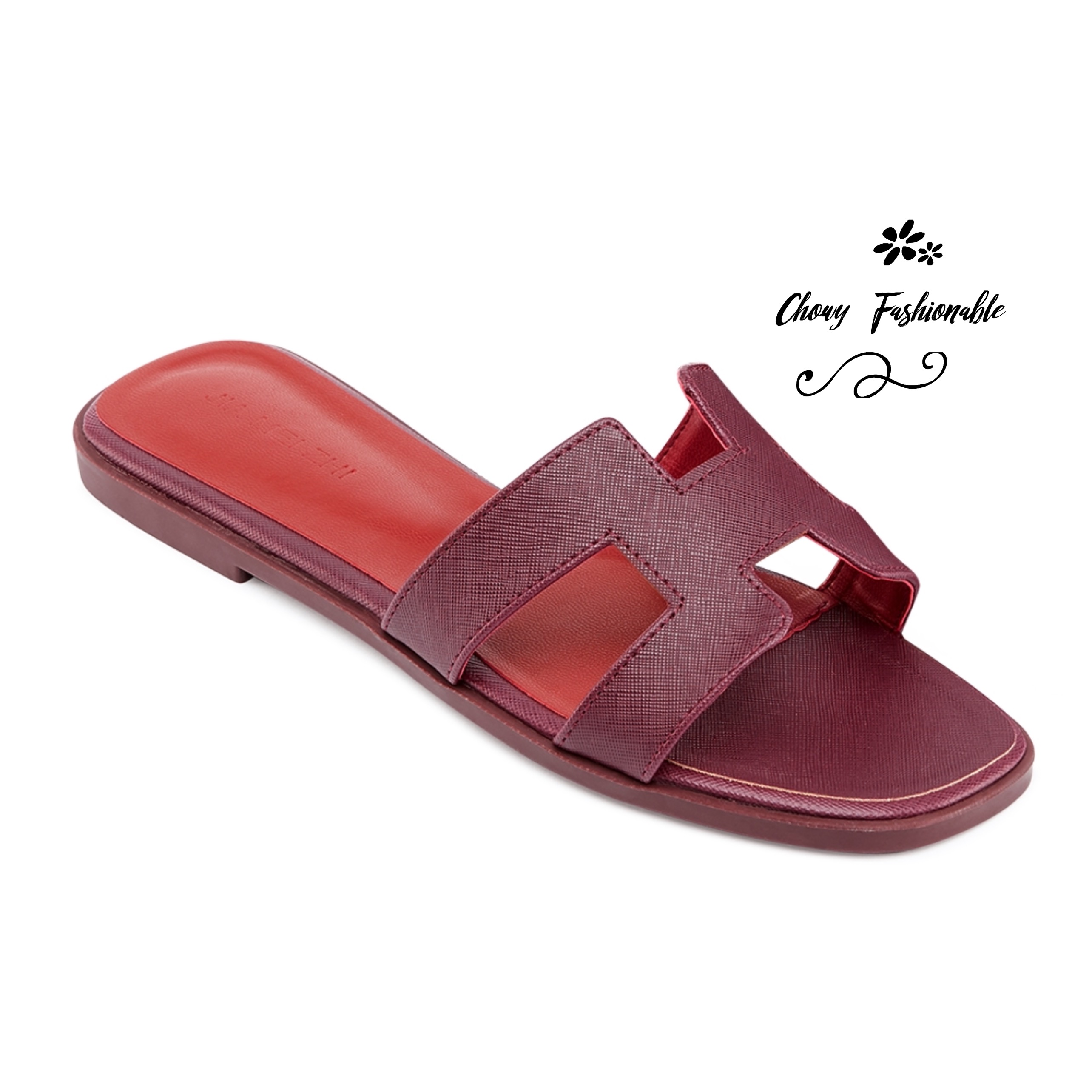 รองเท้าแตะแฟชั่น 38-42 แตะสวมส้นแบน KR0849