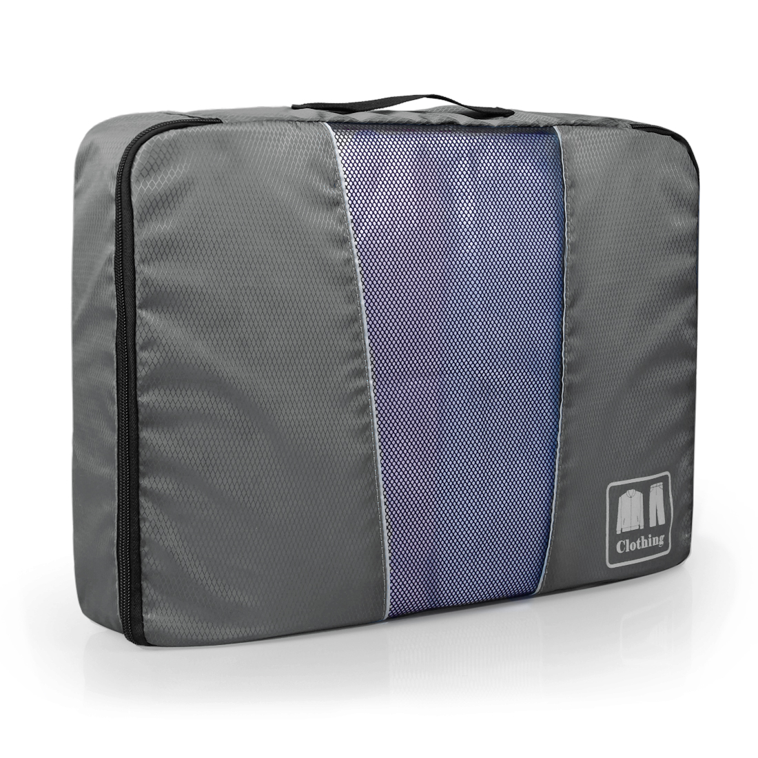 Bagsmart กระเป๋าจัดระเบียบเดินทาง 4 ใบ กันน้ำ พกพาสะดวก ใส่เสื้อผ้า, อุปกรณ์ไอที, อุปกรณ์น้ำ และรองเท้า (Grey)