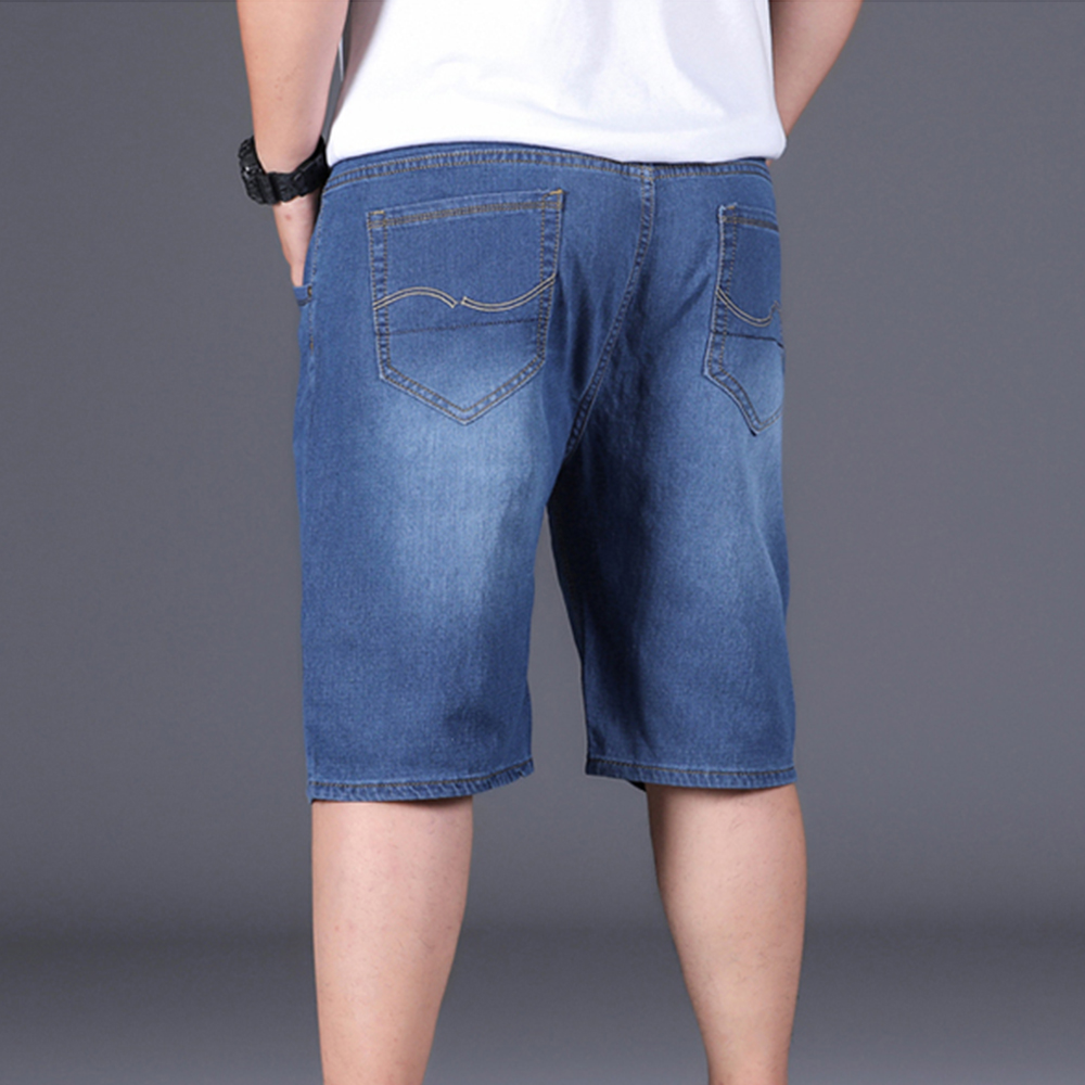 กางเกงยีนส์ผู้ชาย เอว 40-42 นิ้ว ยีนส์ขาสั้น ผู้ชายอวบ FF0314