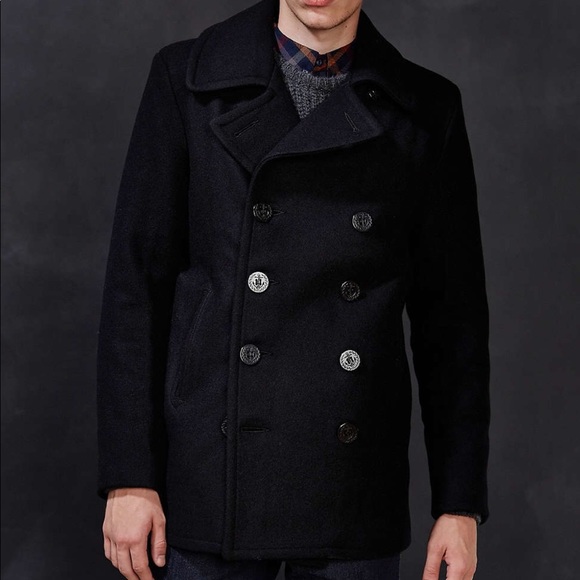 โค้ทขนสัตว์อย่างหนาติดลบ U.S. 740N PEA JACKET อก42