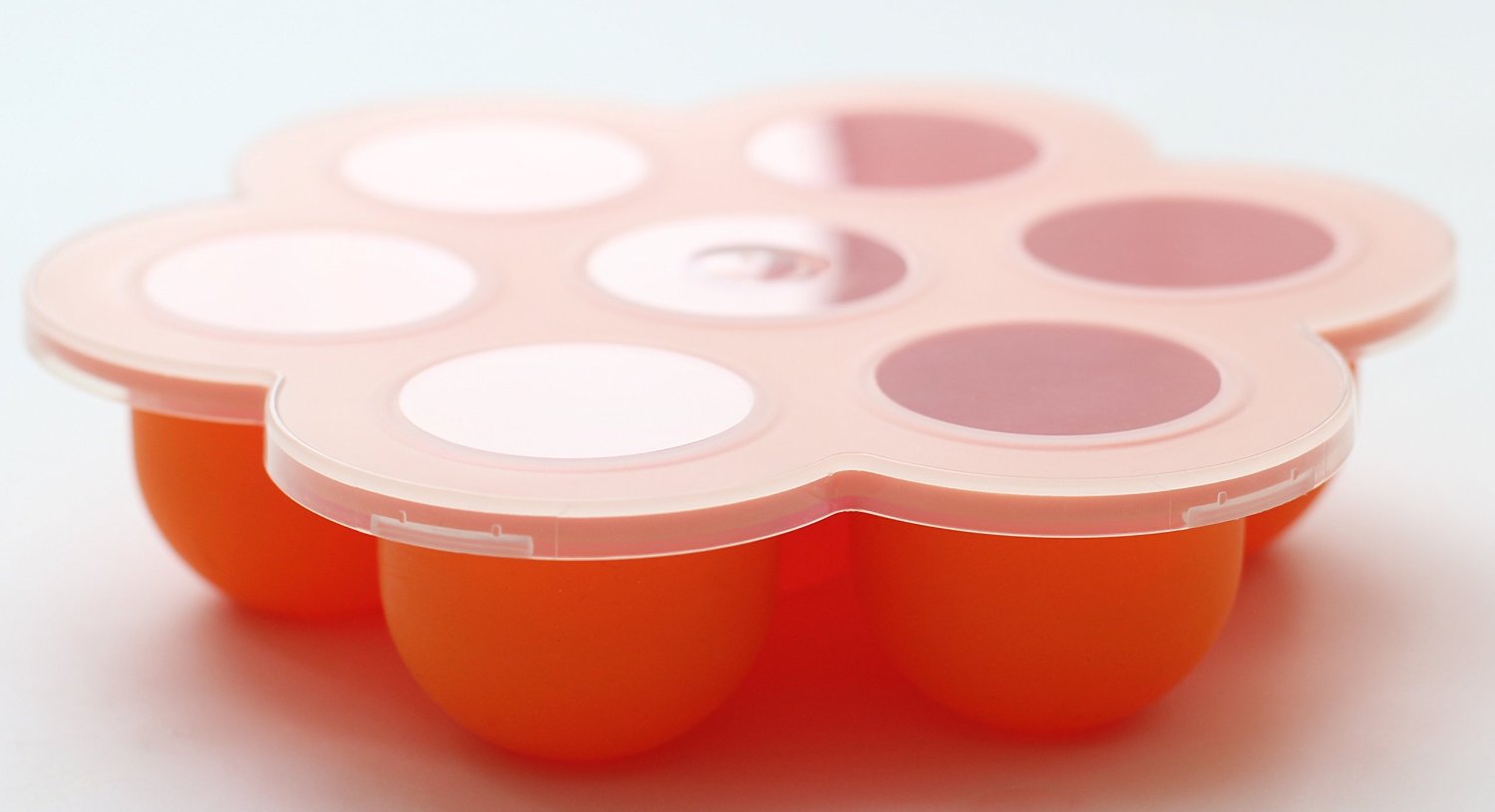 ถาดซิลิโคนเด็ก ชุดถาดซิลิโคนฟรีซเก็บอาหารเด็กอ่อน มีฝาปิด NanaBaby Food Storage Silicone Container