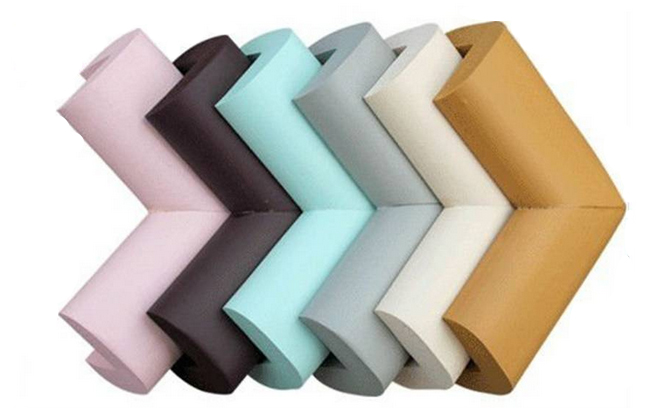 [แพค 4] กันกระแทกมุม กันกระแทกเด็ก แบบหนานุ่ม ตัว L พร้อมเทปกาวสองหน้า!!