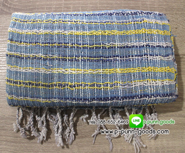 ผ้าพันคอผ้าฝ้าย/ผ้าคลุมไหล่ งานผ้าฝ้ายทอมือ เนื้อนุ่ม