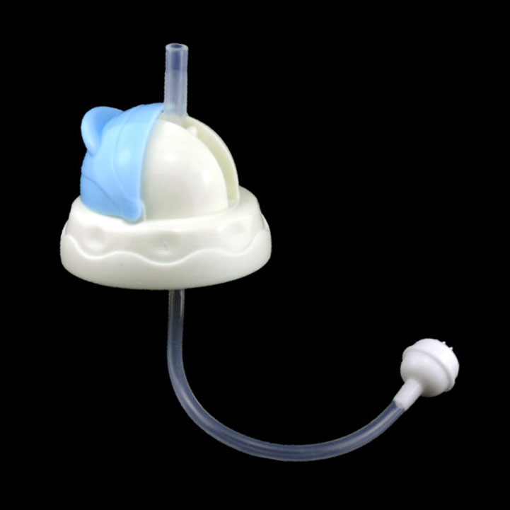 หลอดหัดดื่มพร้อมฝาครอบ เปลี่ยนขวดนมคอกว้างเอเว้นท์ รุ่น Natural ให้เป็นขวดหัดดื่ม NanaBaby