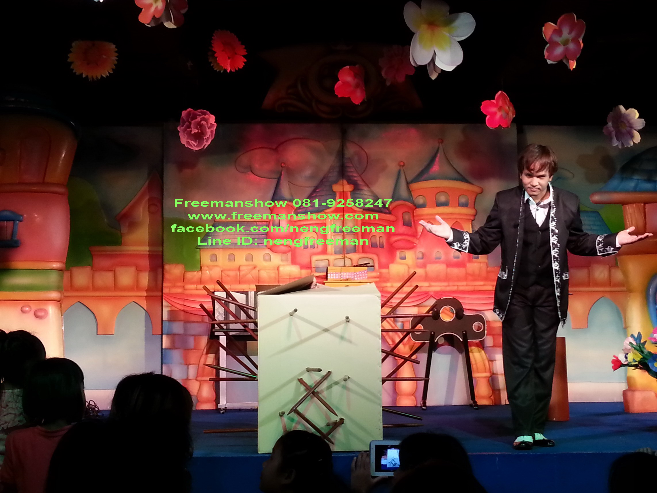 มายากล นักมายากล การแสดง โชว์ Magic Show สวนสนุกโยโย่แลนด์ 04/05/2557