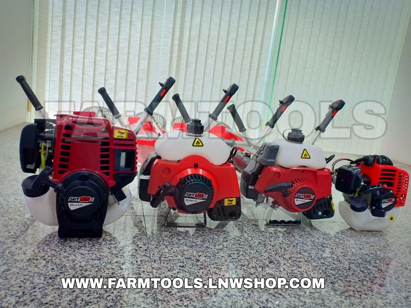 เครื่องตัดหญ้าสะพายบ่า SKYLINE รุ่น SK-RBG411 แถมใบมีด 2 แบบ