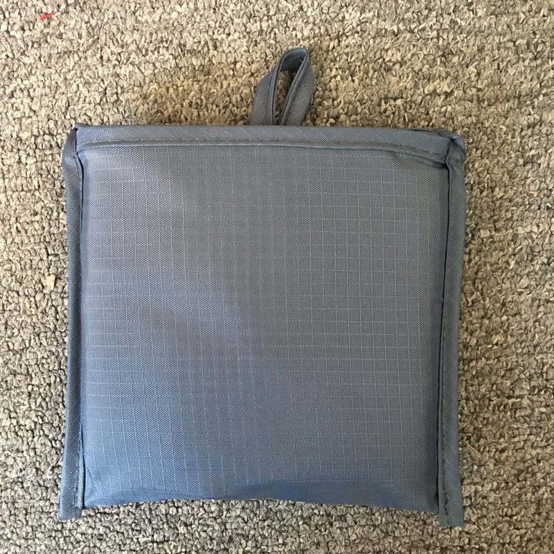 กระเป๋าช้อปปิ้งพับได้ ใช้ซ้ำได้ ผลิตจากผ้าริปสต็อปโพลีเอสเตอร์ ทนทาน น้ำหนักเบา ซักเครื่องได้ (Reusable Grocery Bags, Grocery Tote Foldable, Ripstop Polyester Reusable Shopping Bags, Washable, Durable and Lightweight)