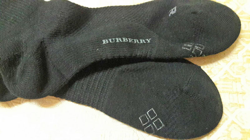 ถุงเท้าชาย Burberry ของแท้ ของใหม่ คุณภาพดีมากๆ