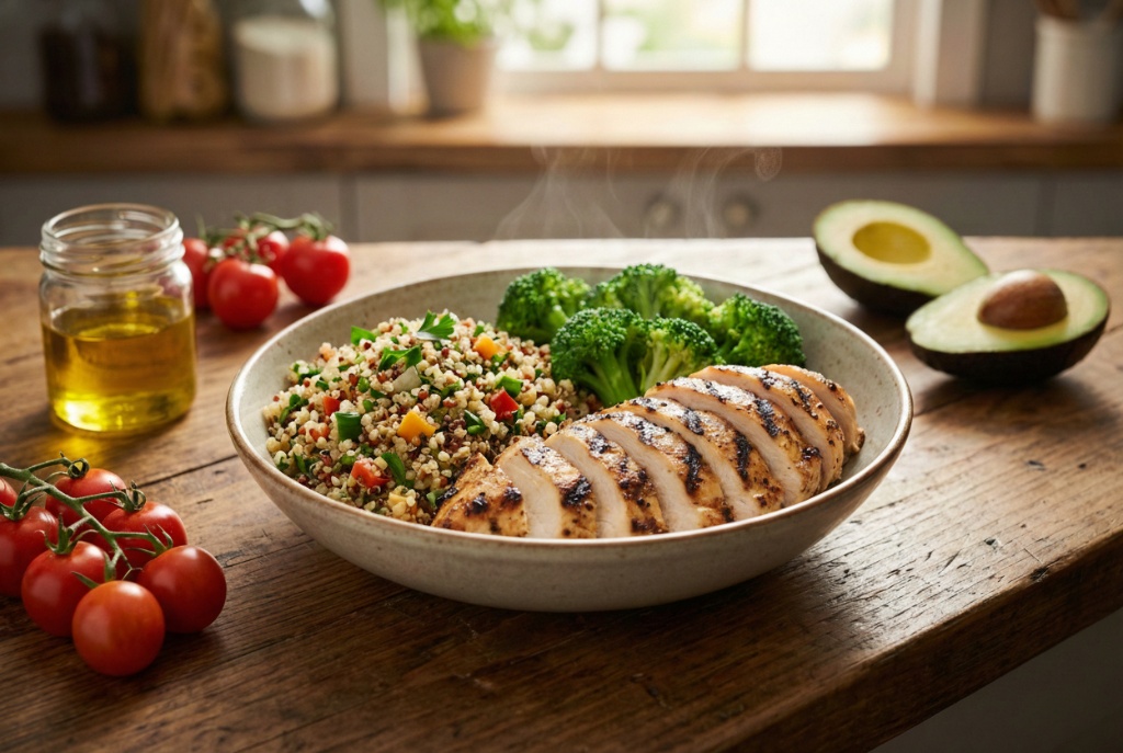 การเตรียมอาหารคลีนเน้นโปรตีนเพื่อสร้างกล้ามเนื้อ