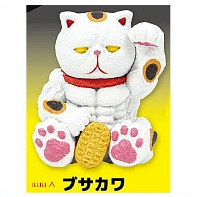 กาชาปองฟิกเกอร์น้องแมว Bakibaki Manekineko Mascot Figure