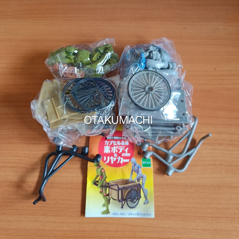 กาชาปองฟิกเกอร์คนและโมเดลรถเข็น Capsule Body Bare Body ver.1.1 & Rear Car