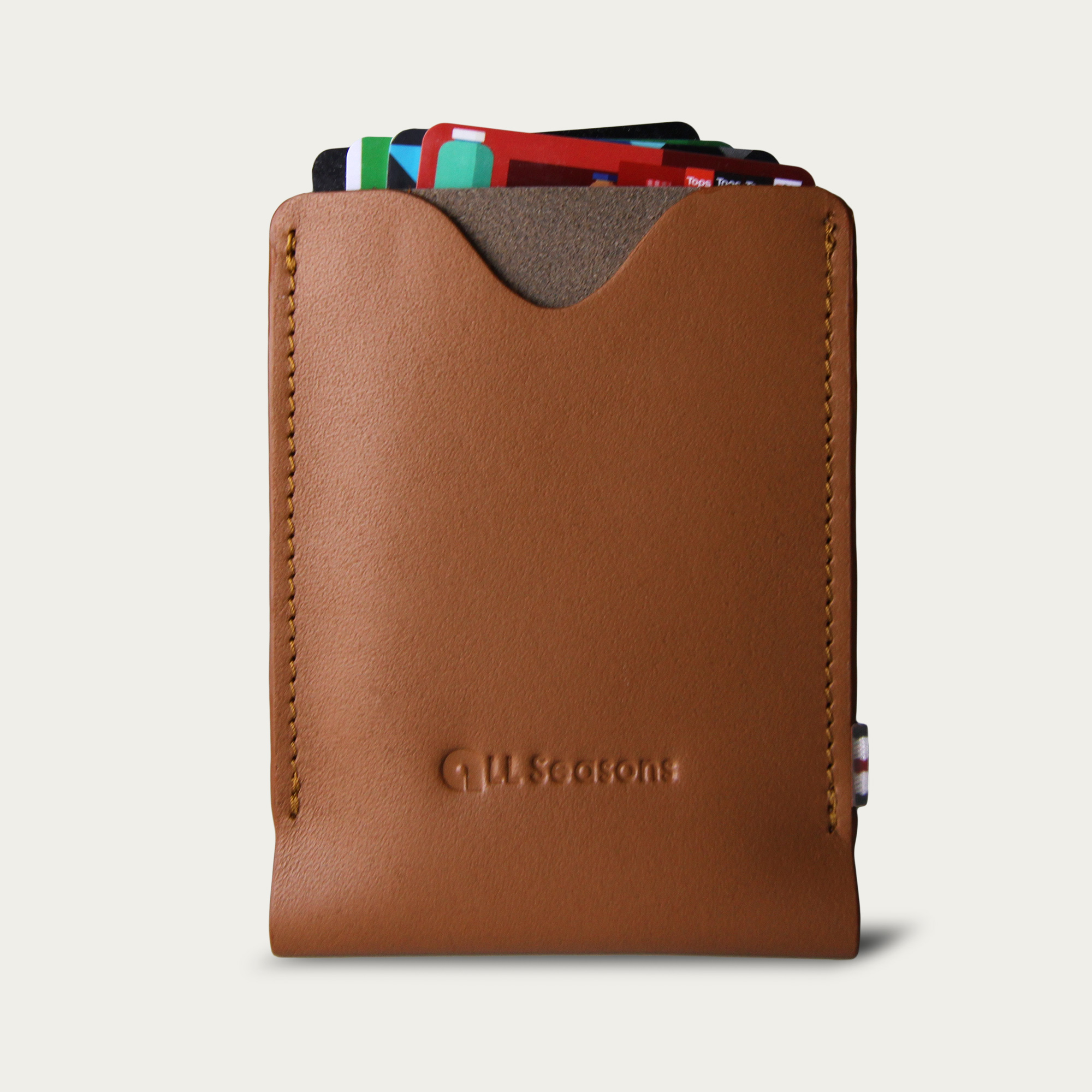 กระเป๋าใส่บัตร หนังแท้ ซองบัตร Leather Card Cover [CARD V.8]