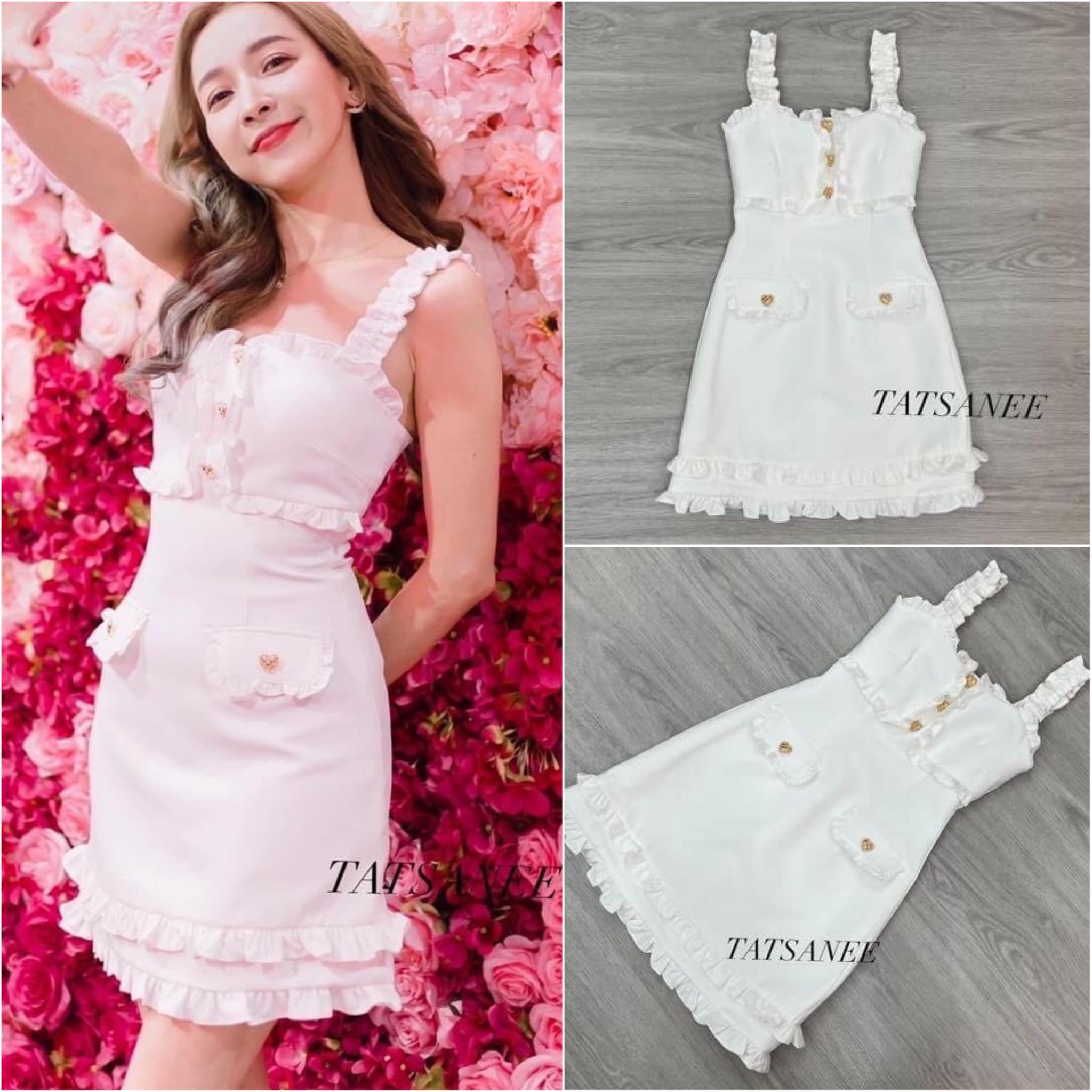 เดรสสั้น หลายสี น่ารักไม่ไหวแล้ว ใครชอบแนวนี้ ต้องจัดจ้า สินค้าคุณภาพ (พร้อมส่ง)