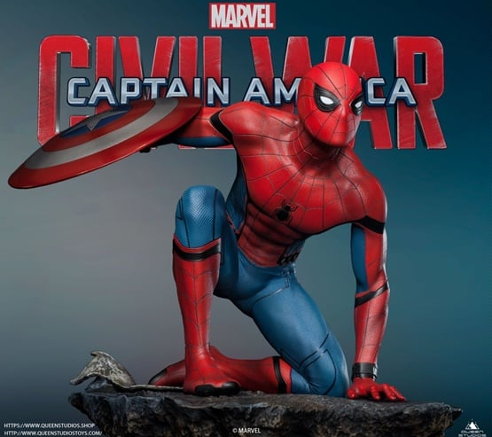 [เปิดจอง] Spiderman Civil War By Queen Studio (Licensed) Standard Ver. (มีสองหัว)