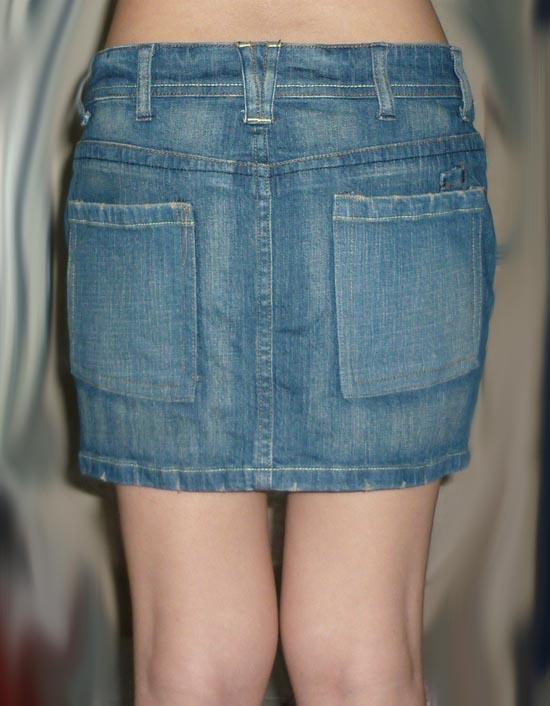 กระโปรงยีนส์ดีไซน์สุดเก๋ ยีนส์ห้าง 31-33-12