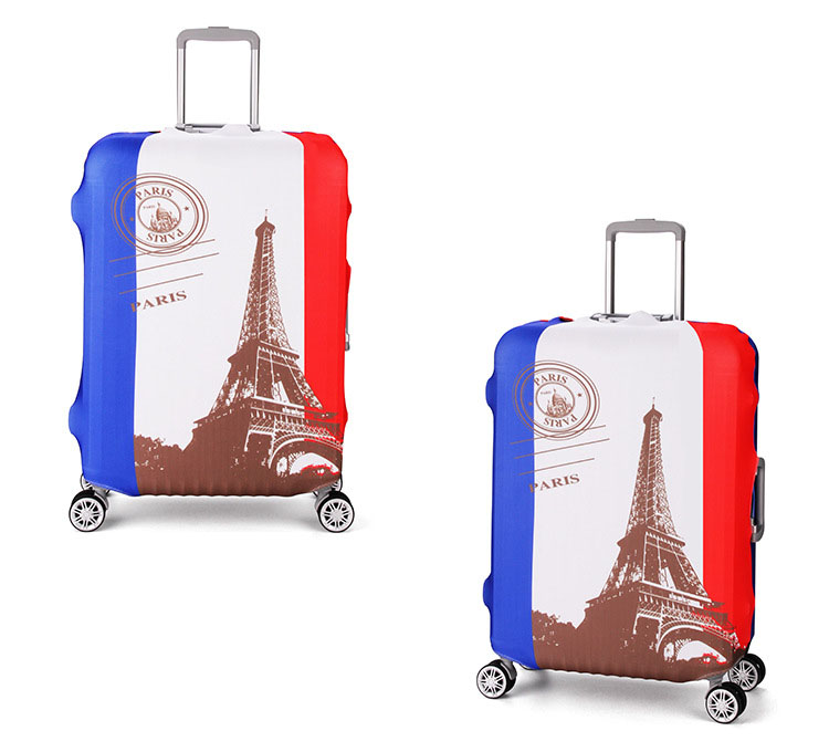 (ผ้ายืด พิมพ์ลาย ขนาด XL) ผ้าคลุมกระเป๋าเดินทาง ขนาด 29 - 32 นิ้ว มี 10 ลาย 10 แบบให้เลือก