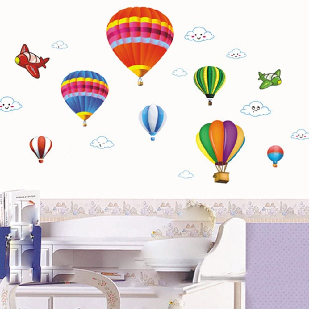 สติ๊กเกอร์ตกแต่งห้องเด็ก สติ๊กเกอร์ตกแต่งผนัง DIY ลายบอลลูน ลอกออกแล้วติดซ้ำได้