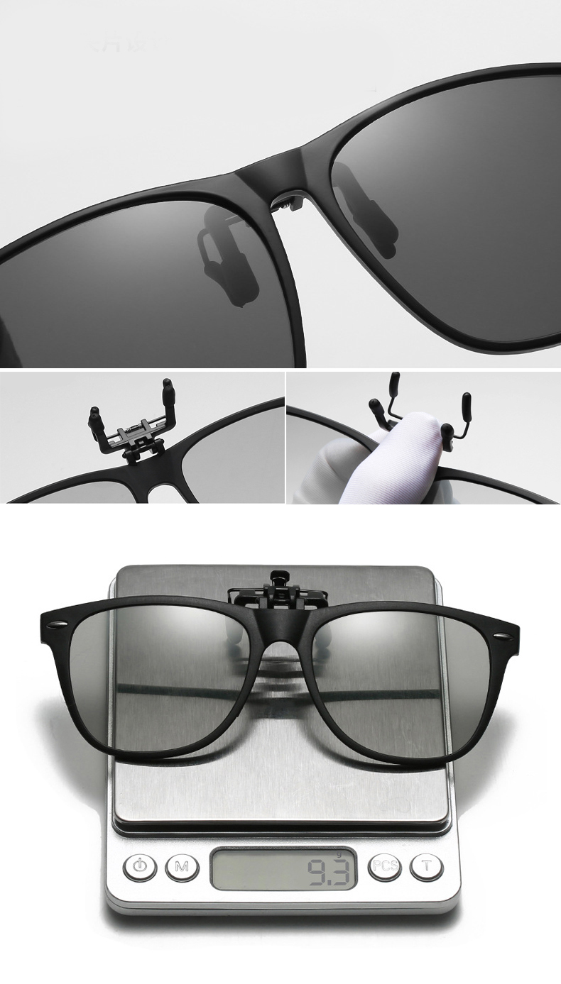 MOKHA คลิปออนแว่นตา (Size L) ClipOn กันแดด คลิปติดแว่นตา แว่นกันแดด