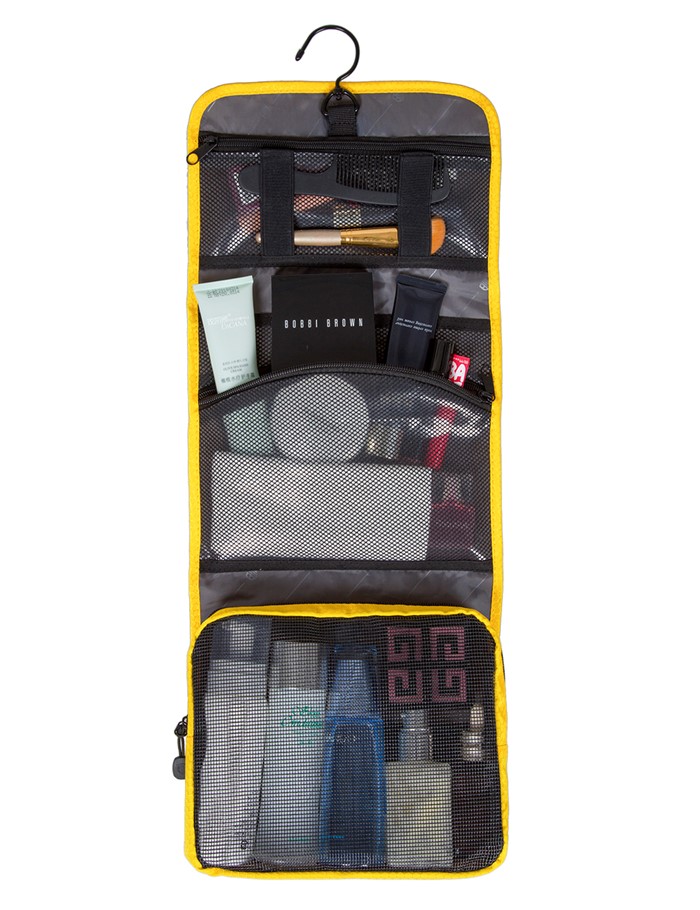 Bagsmart กระเป๋าใส่อุปกรณ์อาบน้ำ คุณภาพสูง ใส่อุปกรณ์อาบน้ำ แขวนได้ สำหรับเดินทาง ท่องเที่ยว (Yellow)
