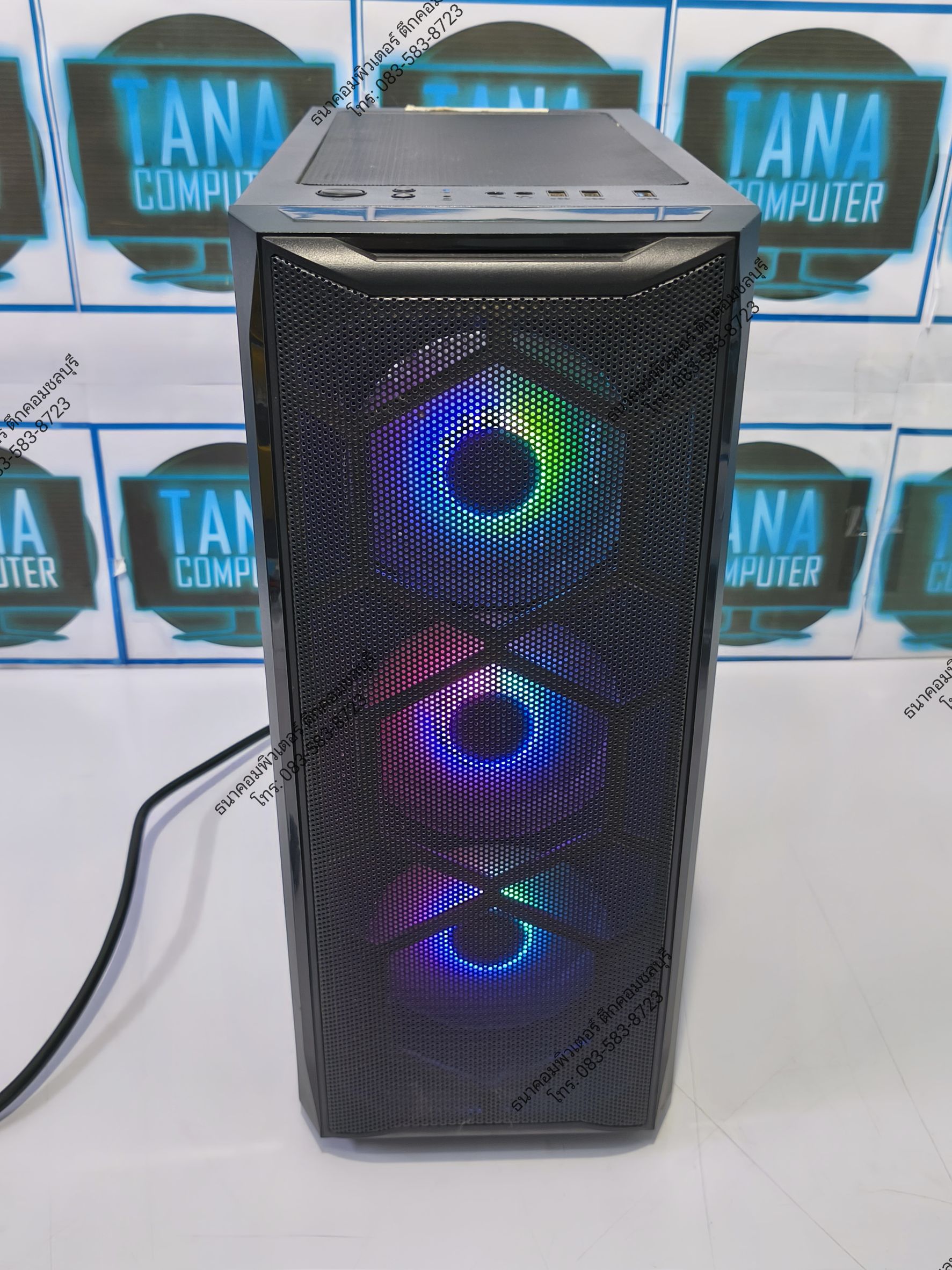 (คอมเล่นเกมส์มือสอง) Intel I3-12100F Ram16gb SSD500GB GTX1050Ti 4GB