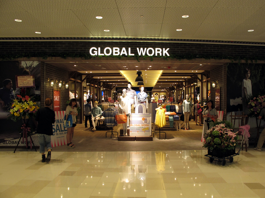 ผ้าพันคอโดนัท GLOBAL WORK เฟอร์หนานุ่มมาก อุ่นสุดๆ