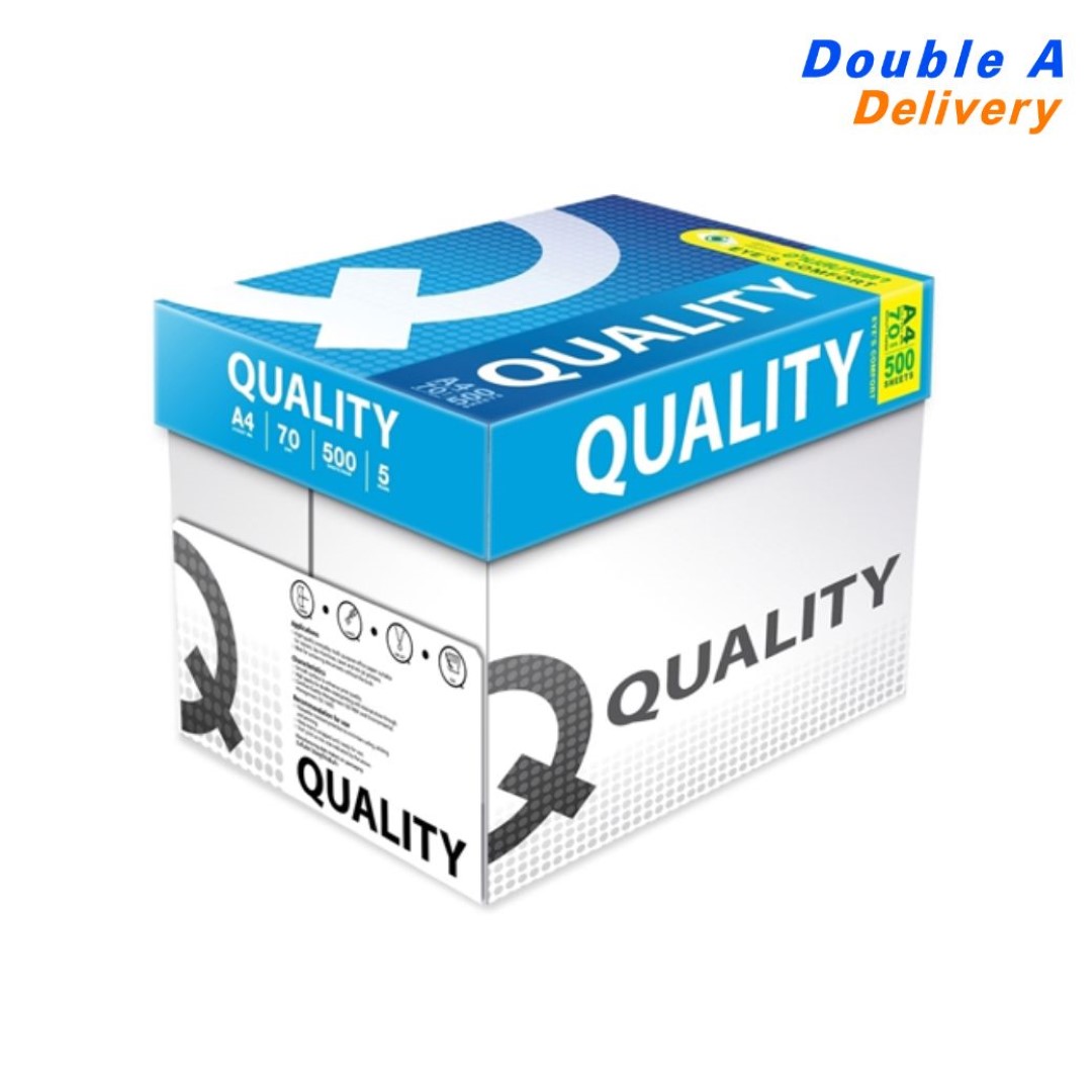 กระดาษ Quality Blue A4 70 แกรม (1 กล่อง)