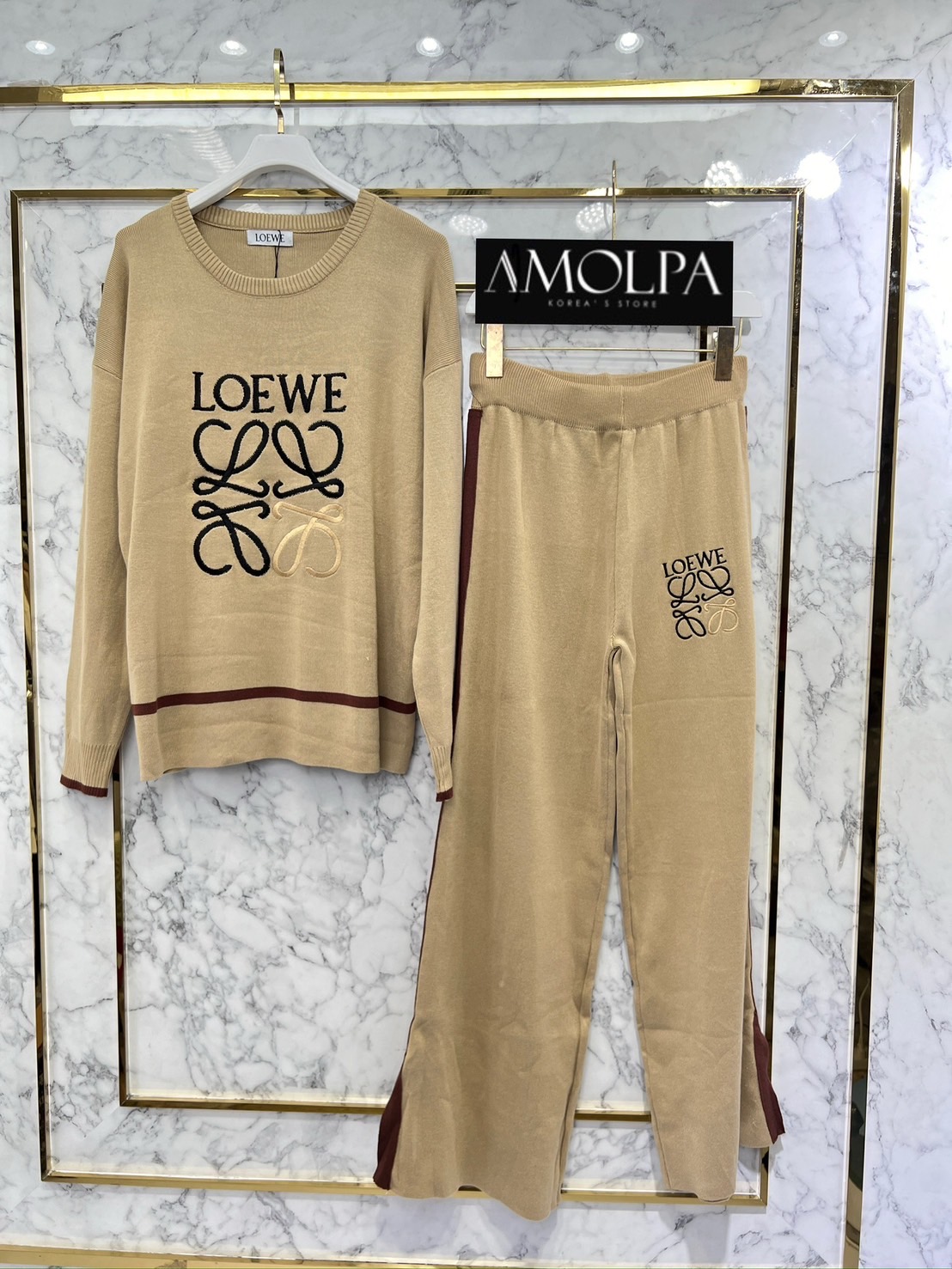 SET LOEWE KNIT งาน HIEND – TOP GRADE ไม่เหมือนใครค่า รุ่นนี้ใส่สบาย เก๋สุดๆ ห้ามพลาดเลยน๊า สวยสุดๆ : สินค้าคุณภาพ (พร้อมส่ง)
