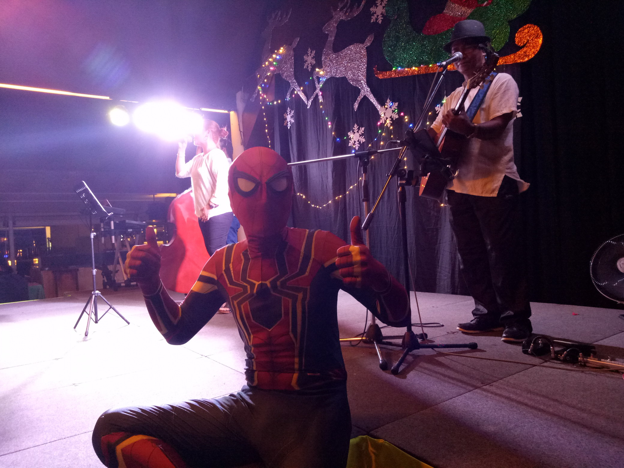 คอสเพลย์ การแสดง โชว์ Show Event อีเว้นท์ งานเลี้ยงสังสรรค์ งานวันเกิด Spider Man Merry Christmas Days 25/12/2560
