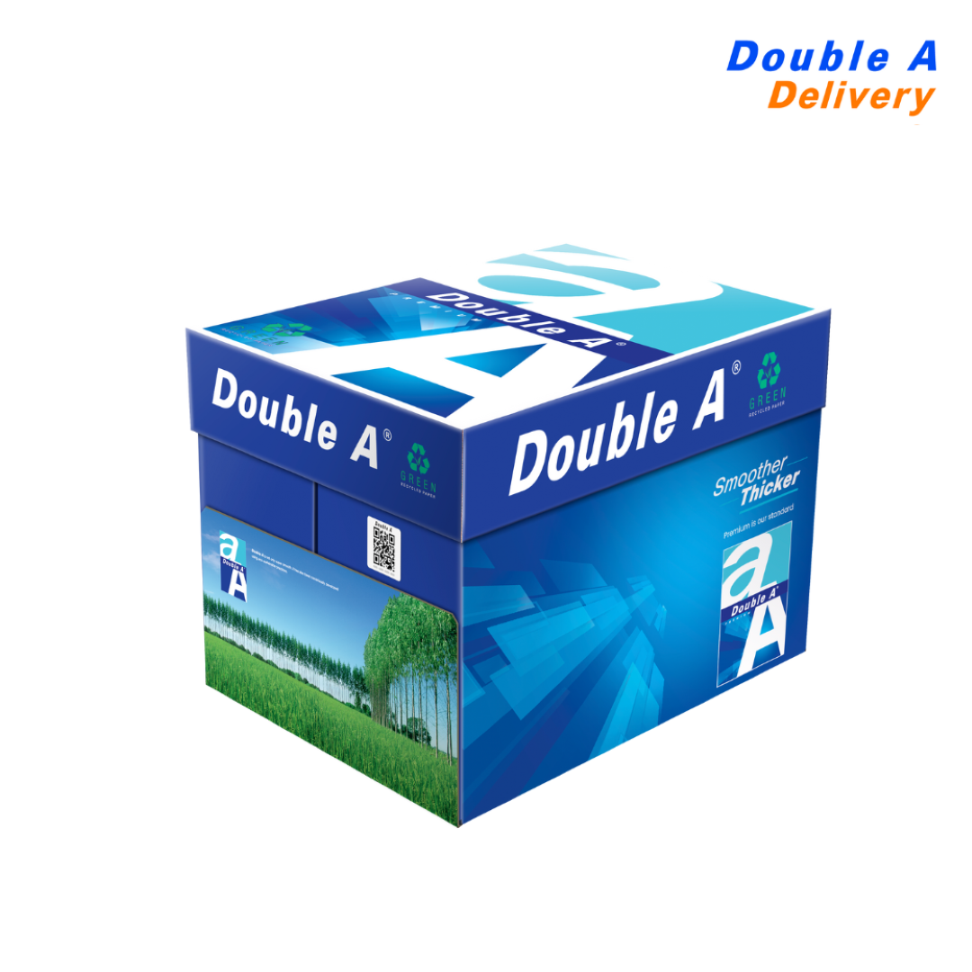 กระดาษ Double A Green 80 แกรม ขนาด A4 (1 กล่อง)