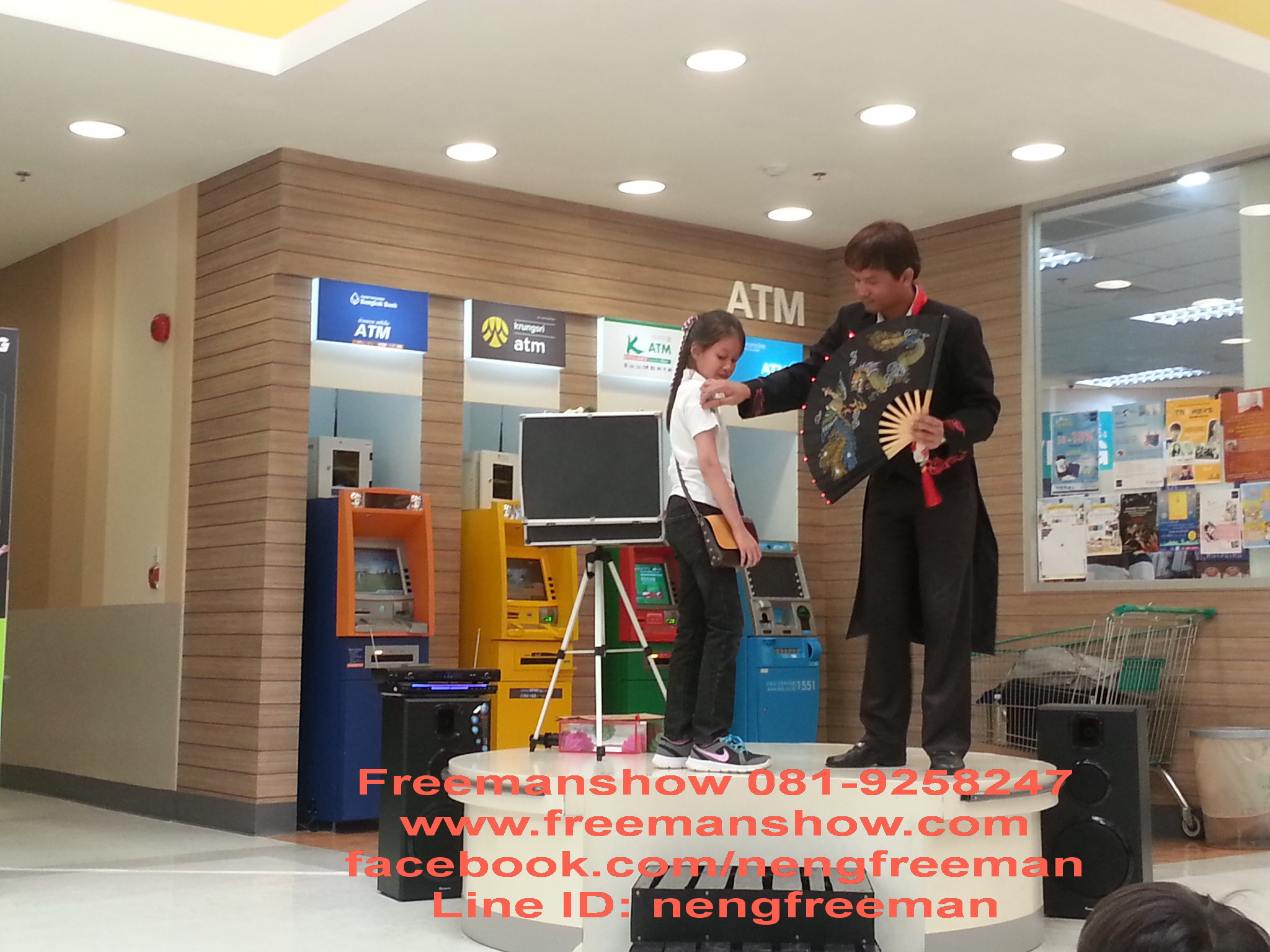 มายากล นักมายากล การแสดง โชว์ Magic Show ห้างโลตัส
