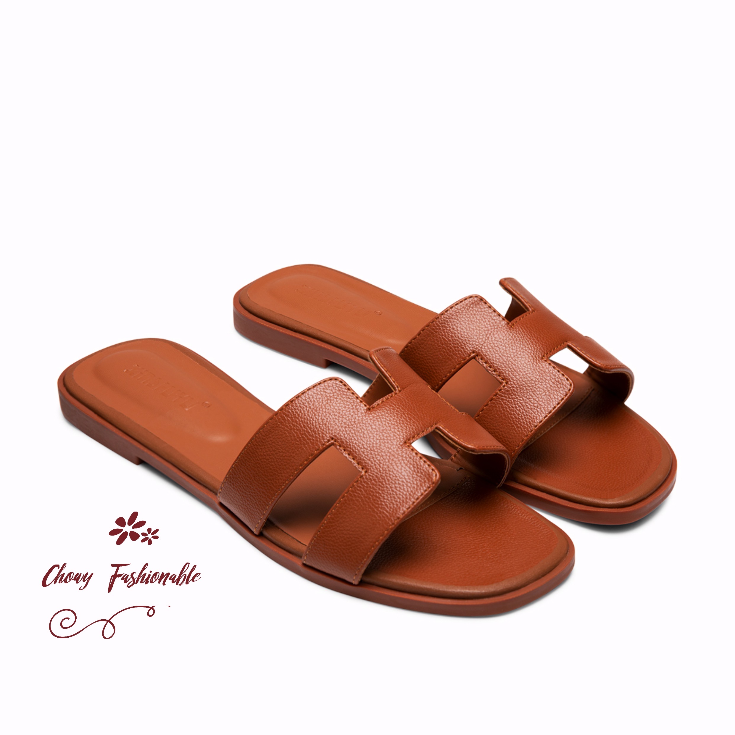 รองเท้าแตะแฟชั่น 38-42 แตะสวมส้นแบน KR0849